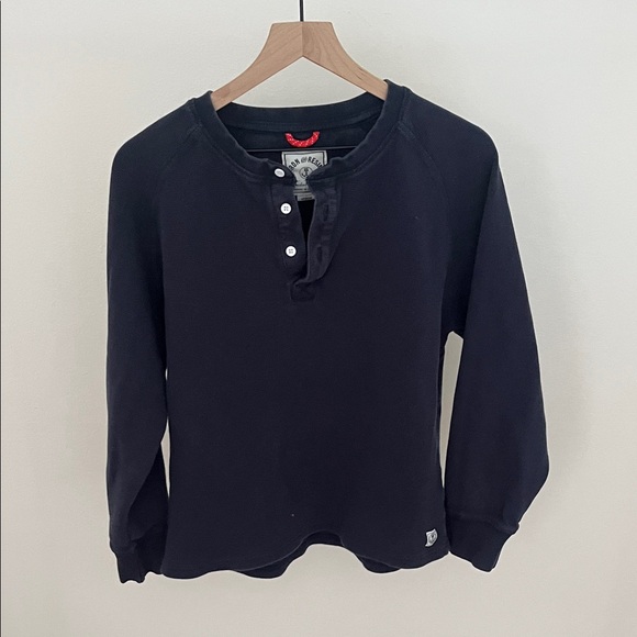 Iron & Resin Other - Iron & Resin Waffle Knit Henley Navy Blue Size Medium
